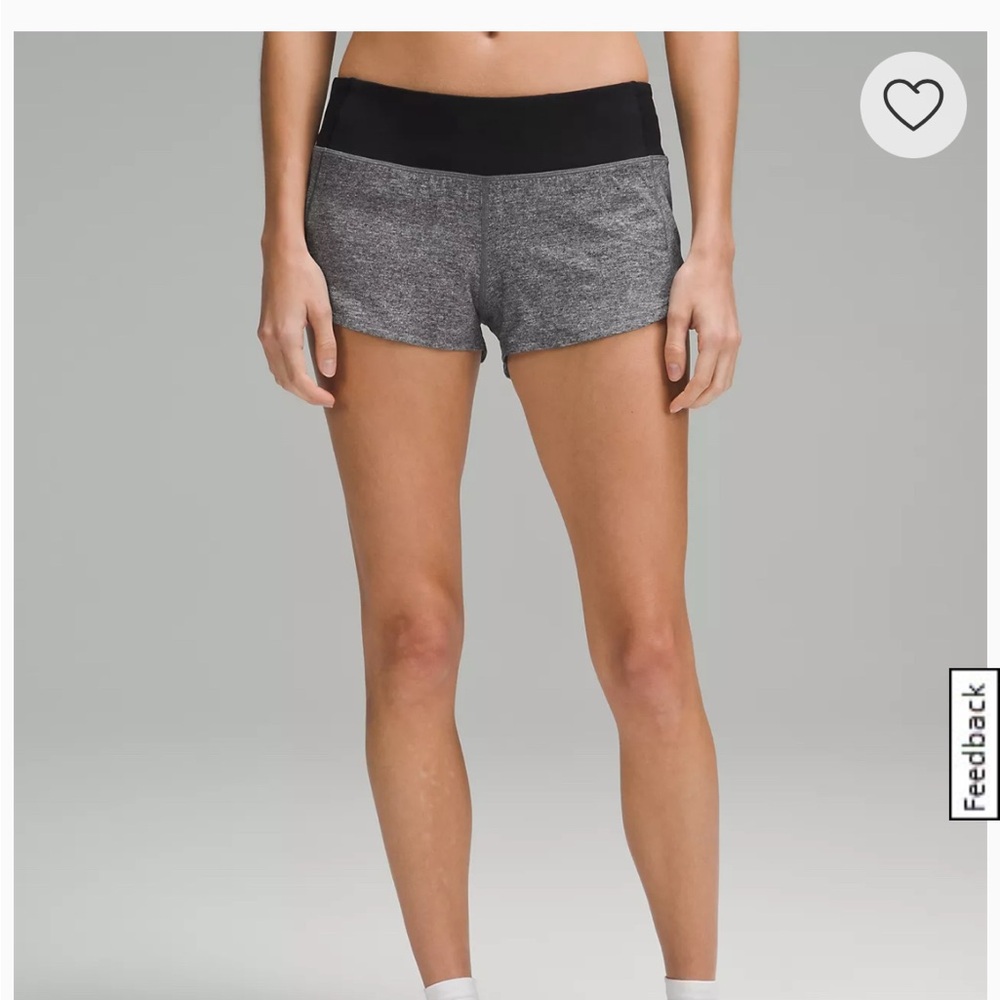 Lululemon speed up low rise lined short